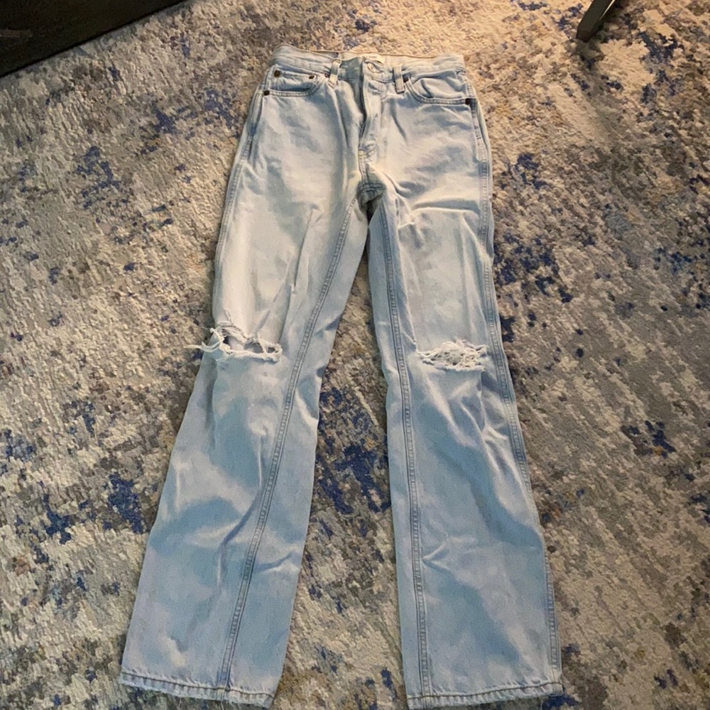 RE/DONE high rise loose jean size 25